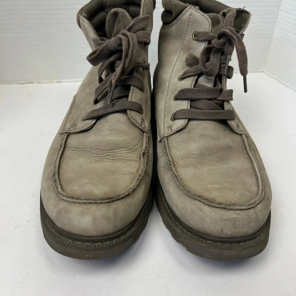 Sorel Madson II Moc Toe Waterproof Boots Mens 11 Grey Gorpcore Travel Casual